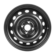 GANZ GRN15033 ДиCк штампованный 15x6 4x100/56.6 ET45 GRN15033 Black CHEVROLET AVEO OLD
