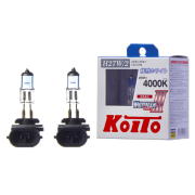 KOITO P0729W Лампа галогеновая KOITO H27W/2 PGJ13 12V 27W 4000 2шт.