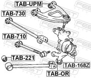 Febest TAB710 Сайлентблок задней тяги