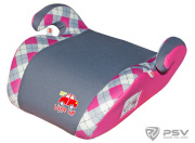 Little Car 125791 Бустер детский 22-36кг. Little Car Smart клетка-розовый