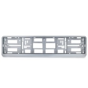 AVS A07727S Рамка под номерной знак двусоставная (серебристый металлик) AVS RN-16