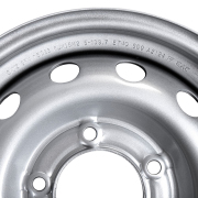 GANZ GRN15083 ДиCк штампованный 15x6 5x139.7/98.6 ET40 GRN15083 Silver ВАЗ 2121, 2123, 2131