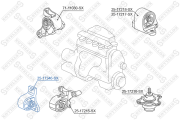 Stellox 2517346SX опора двигателя передняя! Honda Civic EU/EP/ES 2001-2006