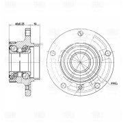 Trialli MR2631 Ступица передняя в сборе с подшипником
