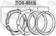 Febest TOS001S Ремкомплект сальников поворотного кулака