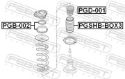 Febest PGD001 Отбойник переднего амортизатора