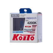 KOITO P0756W 9005 (HB3) 12V 65W (120W) 4200K, упаковка 2 шт.