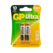 GP BATTERIES GP15AU2CR2 Батарейка алкалиновая ultra Alkaline AA 1,5V упаковка 2 шт