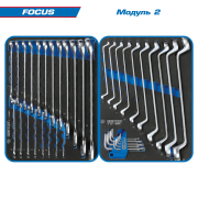 KING TONY 934188MRVD Набор инструментов &quot;&quot;FOCUS&quot;&quot; для тележки, 11 ложементов, 188 предметов