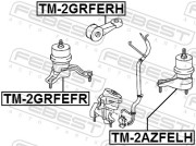 Febest TM2GRFEFR Подушка двигателя правая (гидравлическая)