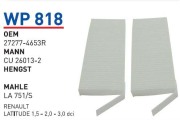WUNDER filter WP818