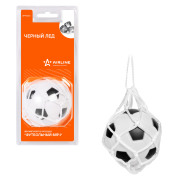 AIRLINE AFFO063 Ароматизатор подвесной "Футбольный мяч" черный лед (AFFO063)