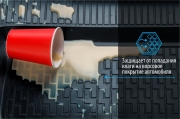 Rival 16007001 Коврики салона Lada (ВАЗ) Xray, Xray Cross черный полиуретан Rival
