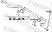 Febest LRSBRRSIIF Втулка переднего стабилизатора
