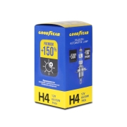 GOODYEAR GY014150 Лампа галогеновая H4 12V  60/55W  Premium +150% P43t