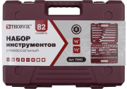 THORVIK TS082 Набор инструмента универсальный 1/4&quot;&quot;, 1/2&quot;&quot;DR, 82 предмета