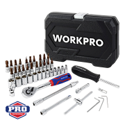WORKPRO WP202540 Набор инструментов 1/4&quot; 46шт