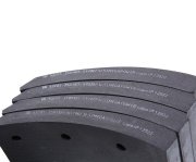 MEGAPOWER Automotive 35033012 Накладка тормозной колодки КАМАЗ-53215,65115 (13-) сверленая расточен.компл.8шт.с заклеп. MEGAPOWER