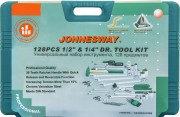 Jonnesway S04H524128S ( 18) Набор инструмента универсальный 1/4&quot;&quot;, 1/2&quot;&quot;DR, 128 предметов