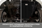 Автоброня 111097031 Защита картера и КПП