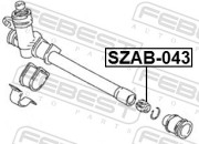 Febest SZAB043 Сайлентблок рулевой рейки