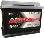 АкТех ATST643L Батарея аккумуляторная 64А/ч 610А прямая полярн. стандартные (Европа) клеммы