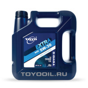 TOYO-G 9555131408245 Синтетическое моторное масло на PAO основе TOYO-G Extra SAE 5W-30, API SN/CF, 4л