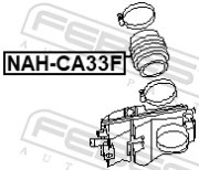 Febest NAHCA33 Патрубок фильтра воздушного