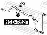 Febest NSBR52F Втулка переднего стабилизатора