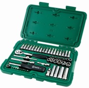 SATA 09002 Головки (набор) 38пр. Торцевые с Принадлеж. (Metric) пласт.кор.