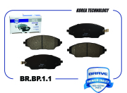 BRAVE BRBP11 Колодка тормозная передняя BR.BP.1.1 Aveo, Cobalt с ABS