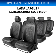 Rival SC60192 Чехлы Ромб 40/60, 50/50 Lada Largus/Cross 7м. 21-