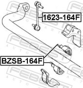 Febest BZSB164F Втулка переднего стабилизатора