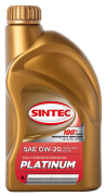 SINTEC 801985 Масло моторное синтетика 0W-20 1 л.