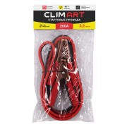 CLIM ART CLA00341 Провода прикуривания Clim Art 200А 2,2м (полиэтиленовый пакет)
