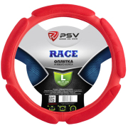PSV 117094 Оплётка на руль PSV RACE (Красный) L