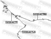 Febest 14100ACTF Трос ручного тормоза