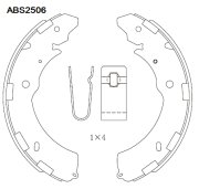 ALLIED NIPPON ABS2506 Колодки  торм. барабан.