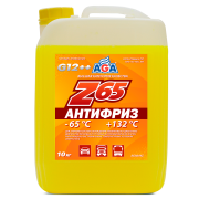 AGA AGA044Z Антифриз, готовый к применению, желтый, -65С, 10 кг, G-12++