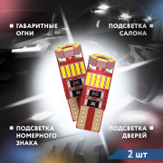 ORIGANA ORJLIMW5W Лампа светодиодная &quot;IMPERATOR &quot; &quot;БЕЛАЯ&quot; W5W LED 6000K (Комплект 2 шт.)