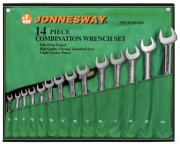 Jonnesway W26414S Набор ключей гаечных комбинированных дюймовых в сумке 3/8&quot;&quot;--1-1/4&quot;&quot;, 14 предметов
