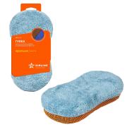AIRLINE ABK02 Губка для мытья из микрофибры и коралловой ткани (24*11 см) (AB-K-02)