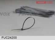 FENOX FUC24200 Хомут пластиковый (Стяжка) 4x200 мм, черный