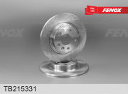 FENOX TB215331 Диск тормозной, задний, 284,5x40,35x10,15мм, 5 отверст., не вентилируемый