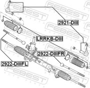 Febest 2922DIIIFR Тяга рулевая правая