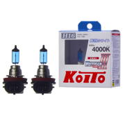 KOITO P0749W Лампа высокотемпературная  Whitebeam H16 12V 19W 4000K (комплект 2 шт.)