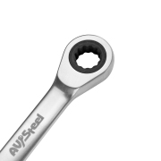 AV Steel AV315310 Ключ гаечный комбинированный трещоточный, хром-ванадиевая сталь, 10x10мм