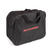 AUTOVIRAZH AV010750 Компрессор двухцилиндровый 75 л/мин с манометром, пневматич. спиральный шланг AUTOVIRAZH AV-010750