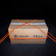 AIRLINE ASR18 Резинки-стяжки набор 10 шт. 120 см, D-8 мм (металлические крючки)