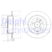 Delphi BG4124C Тормозной диск